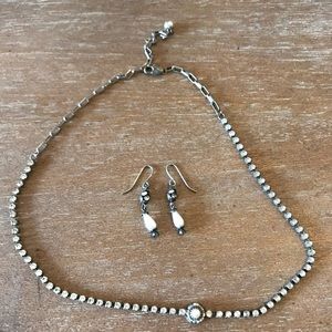 choker and earrings set